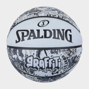 Μπάλα Μπάσκετ Spalding White Graffiti 84 375Z1 (Size 7/Outdoor)