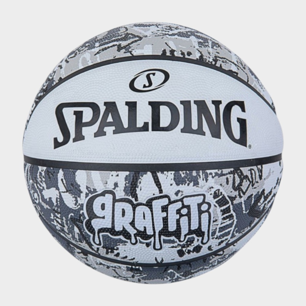 Μπάλα Μπάσκετ Spalding White Graffity 84 375Z1 (Size 7/Outdoor)