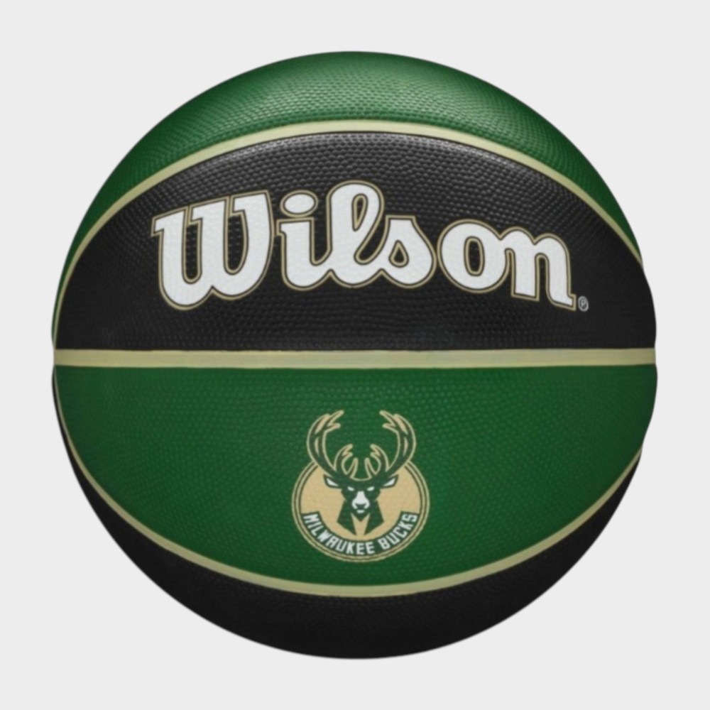 Μπάλα Μπάσκετ Wilson Nba Team Tribute Bskt Milwaukee Bucks WTB1300XBMIL (Size 7)