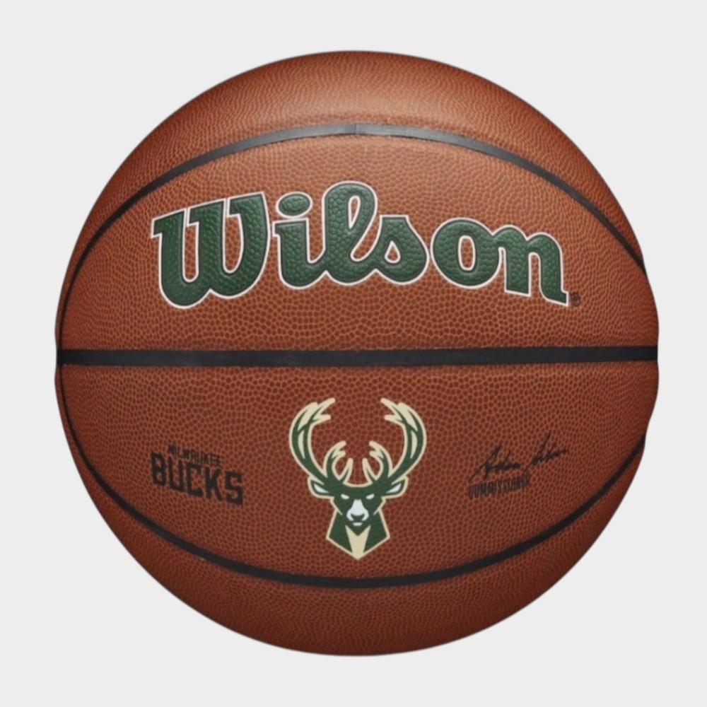 Μπάλα Μπάσκετ Wilson Nba Team Alliance Bskt Milwaukee Bucks WTB3100XBMIL (Size 7)