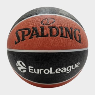 Μπάλα Μπάσκετ Spalding TF 500 Euroleague Official Replica 77-101Z1 (Size 7/Outdoor / Indoor)