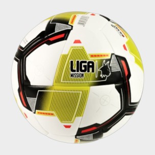 Μπάλα Ποδοσφαίρου Ligasport Soccer Ball Mission V.2 (Size 5) (Yellow)