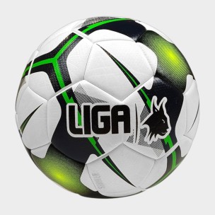 Μπάλα Ποδοσφαίρου Ligasport Soccer Ball Hero (Black/Silver/Green) (Size 3)