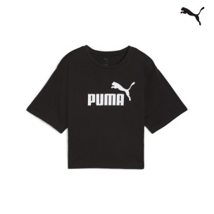 Γυναικεία κοντομάνικη μπλούζα Puma Women's Essentials Cropped No1 Logo Relaxed Tee 684972-01