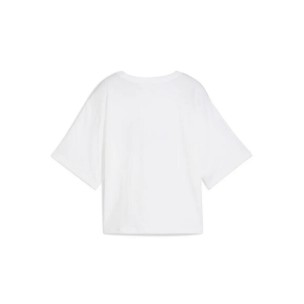 Γυναικεία κοντομάνικη μπλούζα Puma Women's Essentials Cropped No1 Logo Relaxed Tee 684972-02