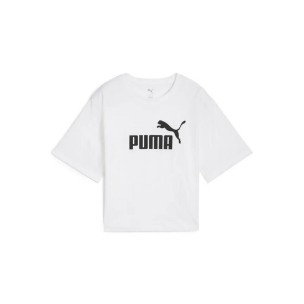 Γυναικεία κοντομάνικη μπλούζα Puma Women's Essentials Cropped No1 Logo Relaxed Tee 684972-02