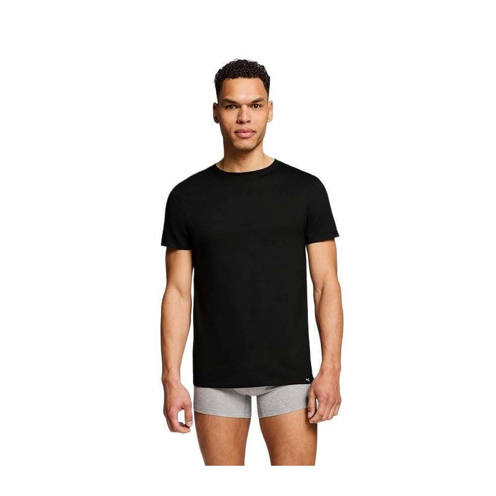 Ανδρικές Φανέλες Κοντομάνικες Puma Everyday Crew Neck 2Pack 701235920-001