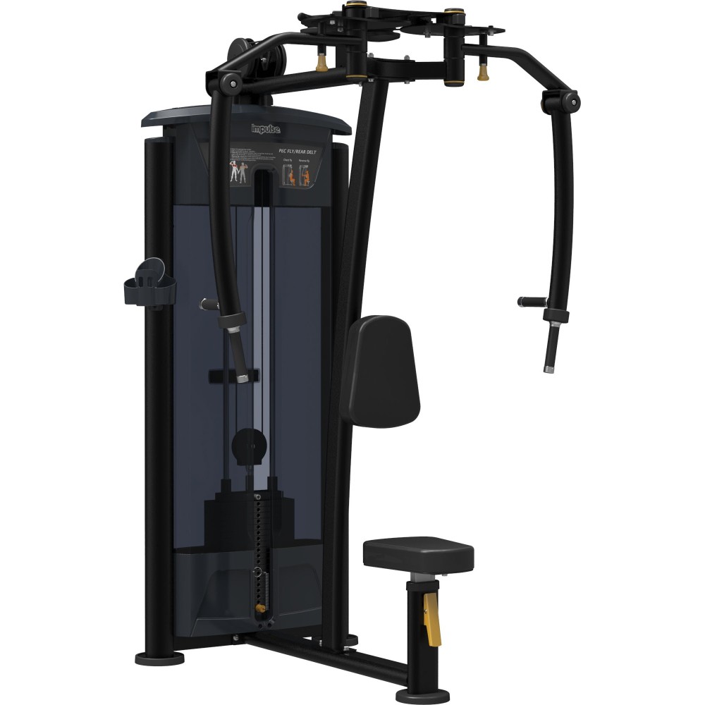 Μηχάνημα Στήθους/Δελτοειδούς Impulse Pec Fly / Rear Delt IT9515 (Μαύρο)
