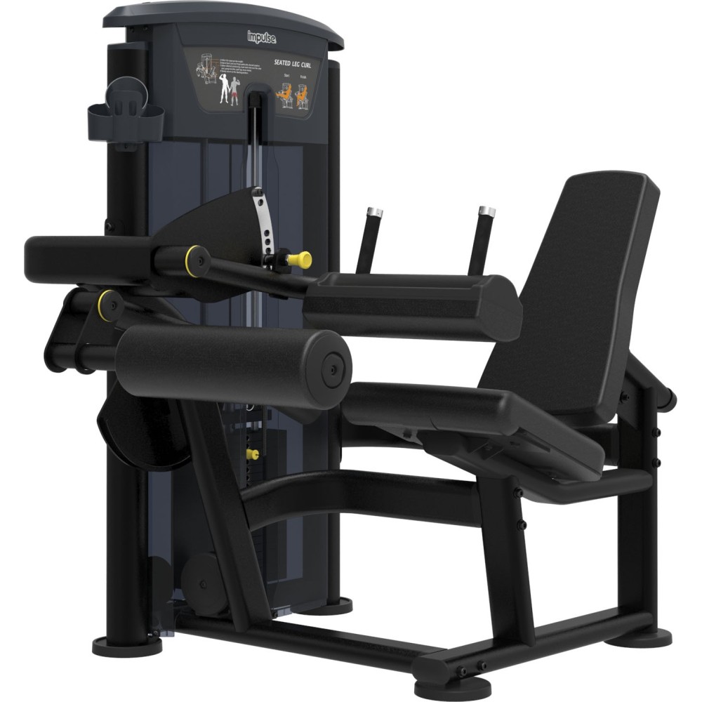 Μηχάνημα Κάμψης Ποδιών Impulse Seated Leg Curl IT9506 (Μαύρο)