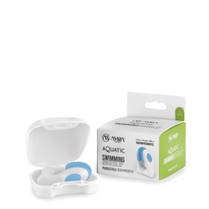 Ρινοασπίδα Κολύμβησης Swimming Noseclip Aquatic Μπλε / Λευκό Amila 47050
