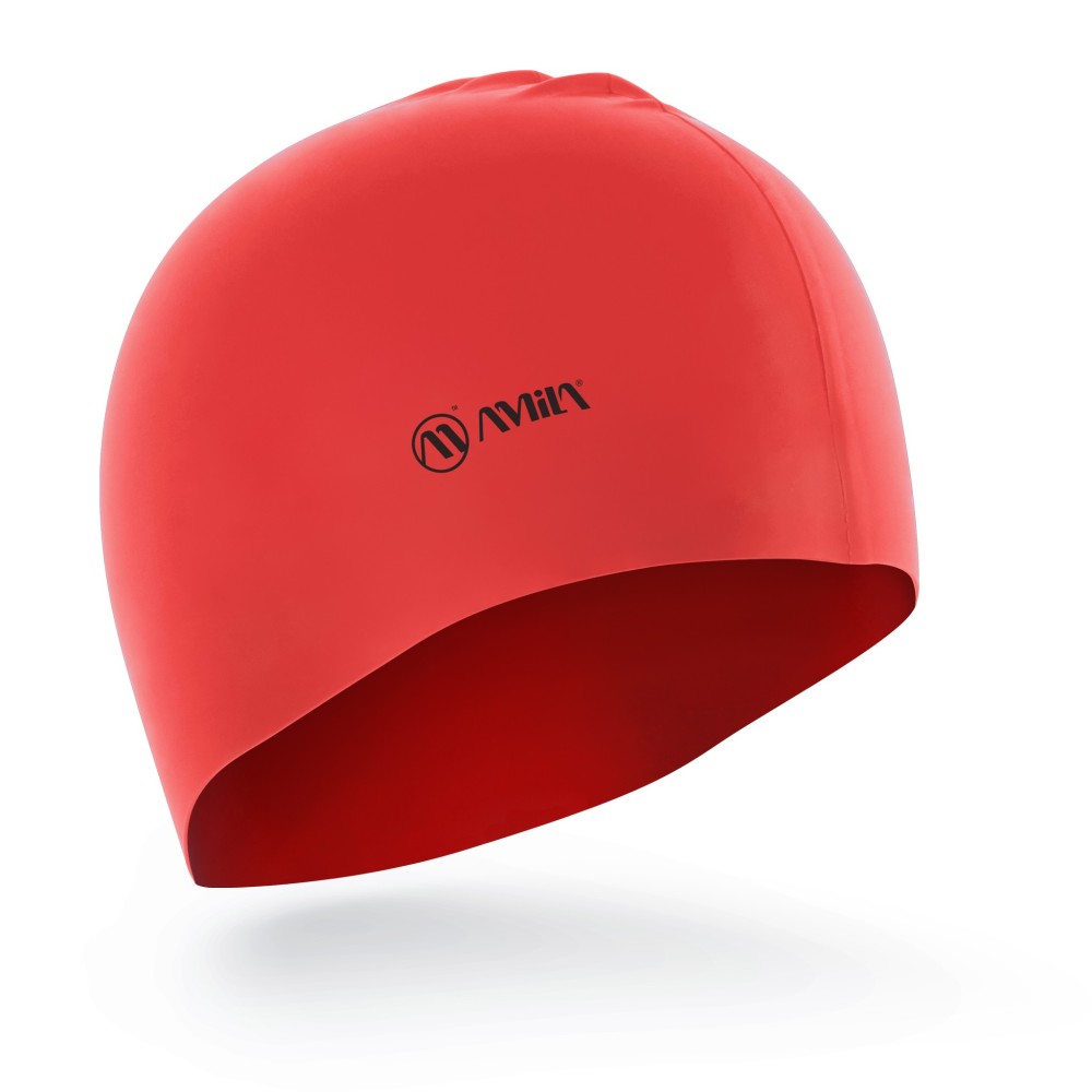 Σκουφάκι Κολύμβησης Amila Basic Κόκκινο 47014