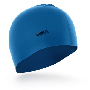 Σκουφάκι Κολύμβησης Amila Basic Μπλε Σκούρο 47011