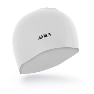 Σκουφάκι Κολύμβησης Παιδικό Amila Λευκό 47021
