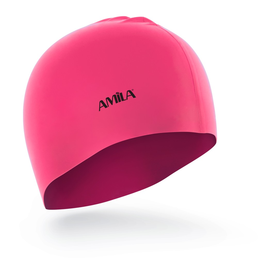 Σκουφάκι Κολύμβησης Amila Medium Hair Ροζ 47022