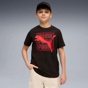 Παιδικό T-Shirt Puma Graphic Cat Tee B 692116-01
