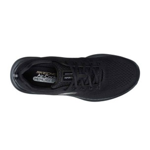 Ανδρικά Αθλητικά Παπούτσια Skechers Engineered Mesh Lace-Up W/Air-Cooled Memory Foam 232625-BBK