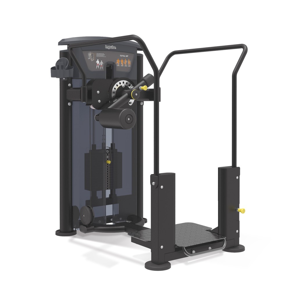 Μηχάνημα Γλουτών και Μηρών Impulse Total Hip IT9509 (Μαύρο)