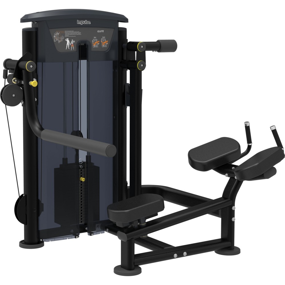 Μηχάνημα Γλουτών (Πίσω Έκταση) Impulse Glute IT9526 (Μαύρο)