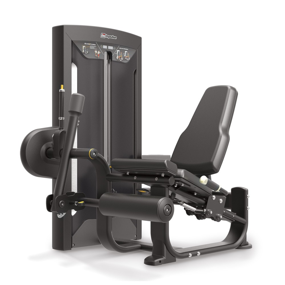 Μηχάνημα Έκτασης Ποδιών Impulse Leg Extension FE9705 (Μαύρο)