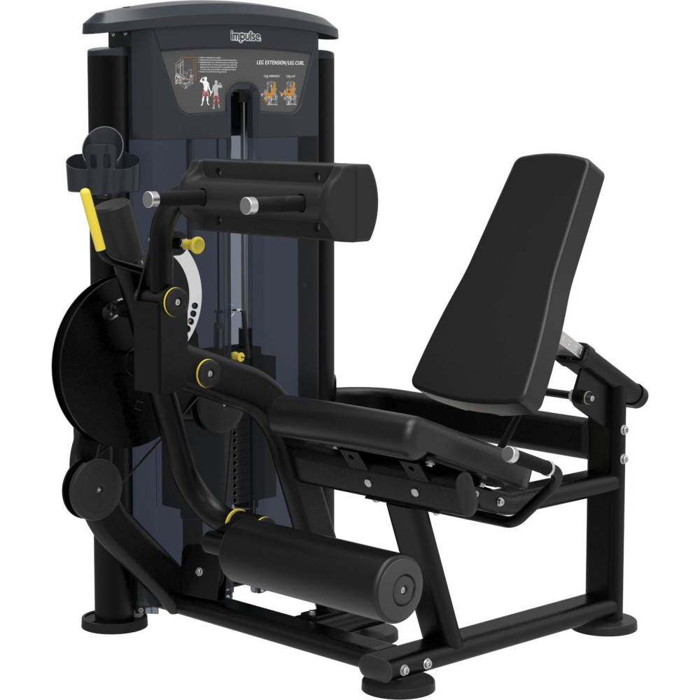 Μηχάνημα Έκτασης/Κάμψης Ποδιών Impulse Leg Extension / Leg Curl IT9528 (Μαύρο)