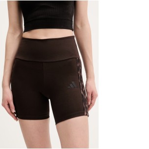 Γυναικείο σόρτς Adidas Seasonal Essentials Leopard Print Biker Shorts KA4759