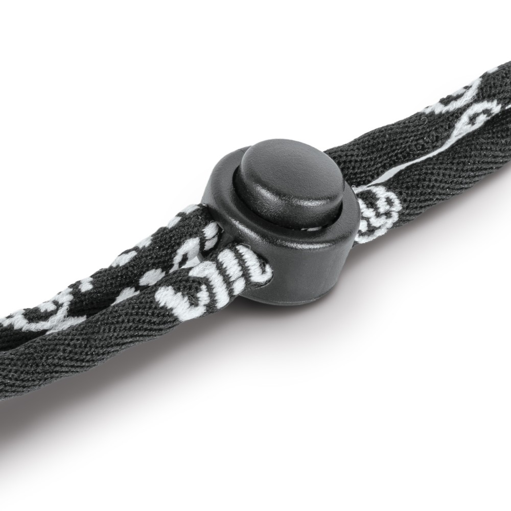 Κορδόνι Ασφαλείας Σφυρίχτρας Amila  Whistle Lanyard 44066 (Μαύρο)