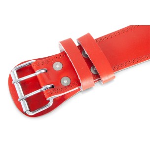 Ζώνη Άρσης Βαρών Amila Δερμάτινη Κόκκινη Γ΄ Quality (XL) 44308