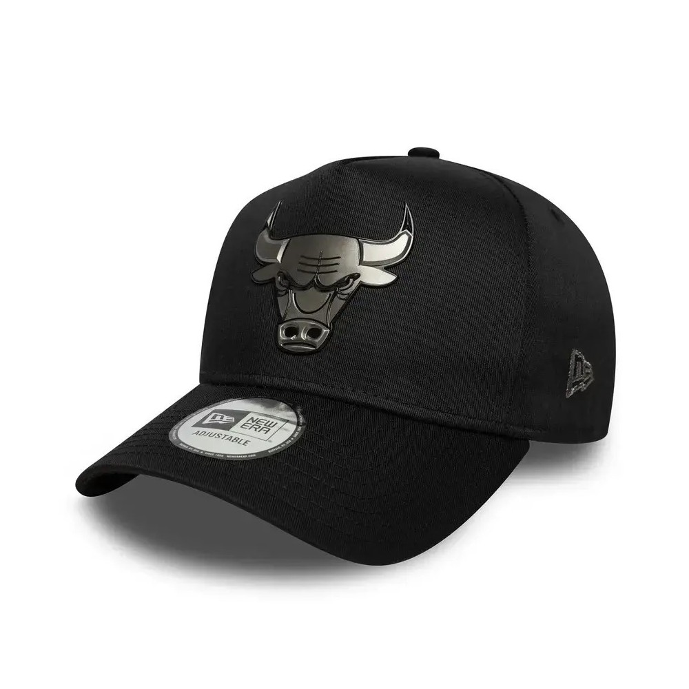 Αθλητικό Καπέλο NEW ERA Chicago Bulls NBA Metallic Black 9FORTY E-Frame Cap 60771869