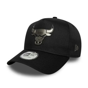 Αθλητικό Καπέλο NEW ERA Chicago Bulls NBA Metallic Black 9FORTY E-Frame Cap 60771869