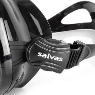 Μάσκα Θαλάσσης Salvas Wanted Black Silicone band 52204