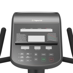 Ποδήλατο Όρθιο Impulse RU500 (Μαύρο/Ασημί)