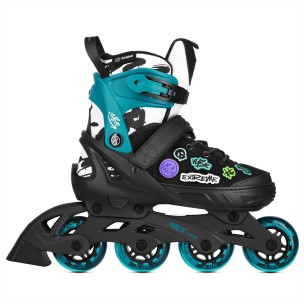 Αυξομειούμενα Πατίνια Roller Nils Extreme NA2053A Vibe Τιρκουάζ (Size 33-36)