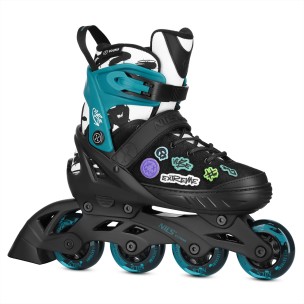 Αυξομειούμενα Πατίνια Roller Nils Extreme NA2053A Vibe Τιρκουάζ (Size 33-36)