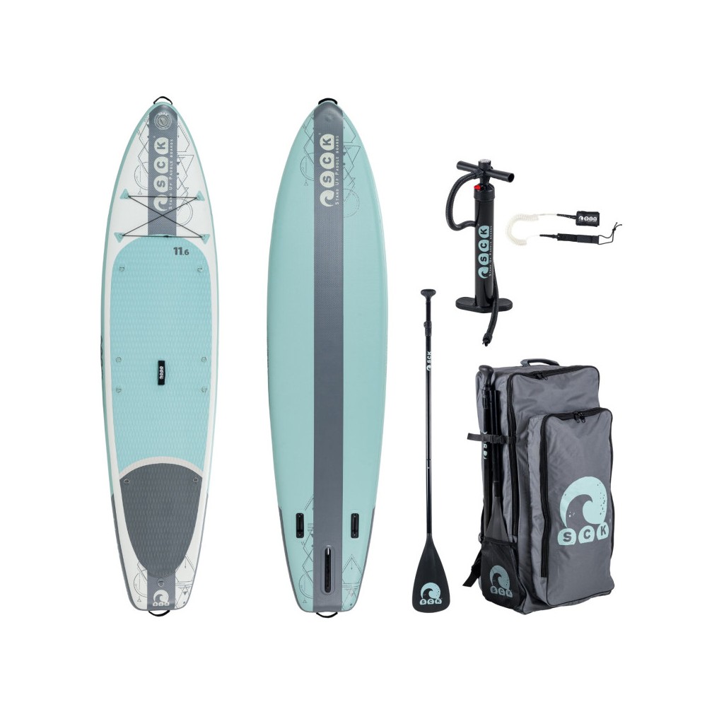Φουσκωτή Σανίδα Sup Sck Mare Nero 11'6  Γκρί (Πακέτο)