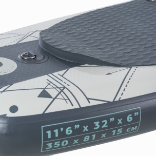 Φουσκωτή Σανίδα Sup Sck Mare Nero 11'6  Γκρί (Πακέτο)