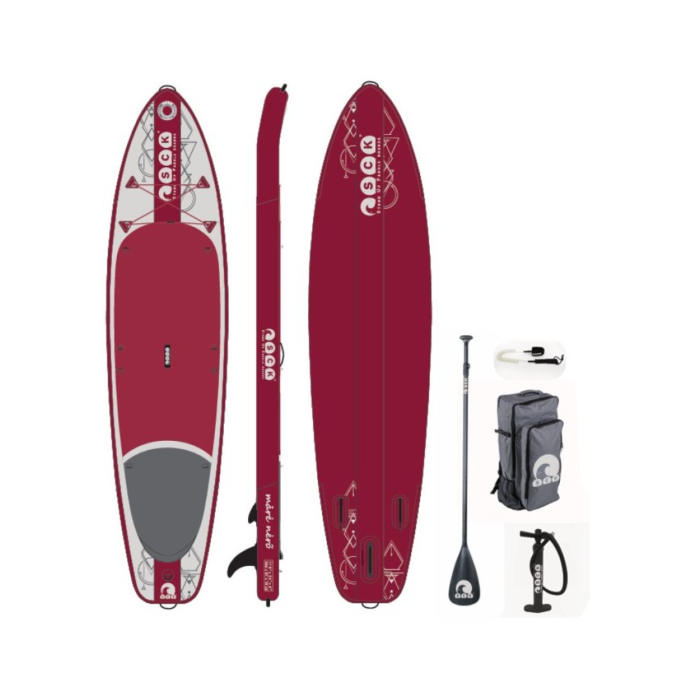 Φουσκωτή Σανίδα Sup Sck Mare Nero 11'6  Κόκκινο (Πακέτο)