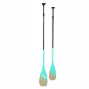 Κουπί Sup Ρυθμιζόμενο 160-215cm Full Carbon με Bamboo λεπίδα-Silica SCK