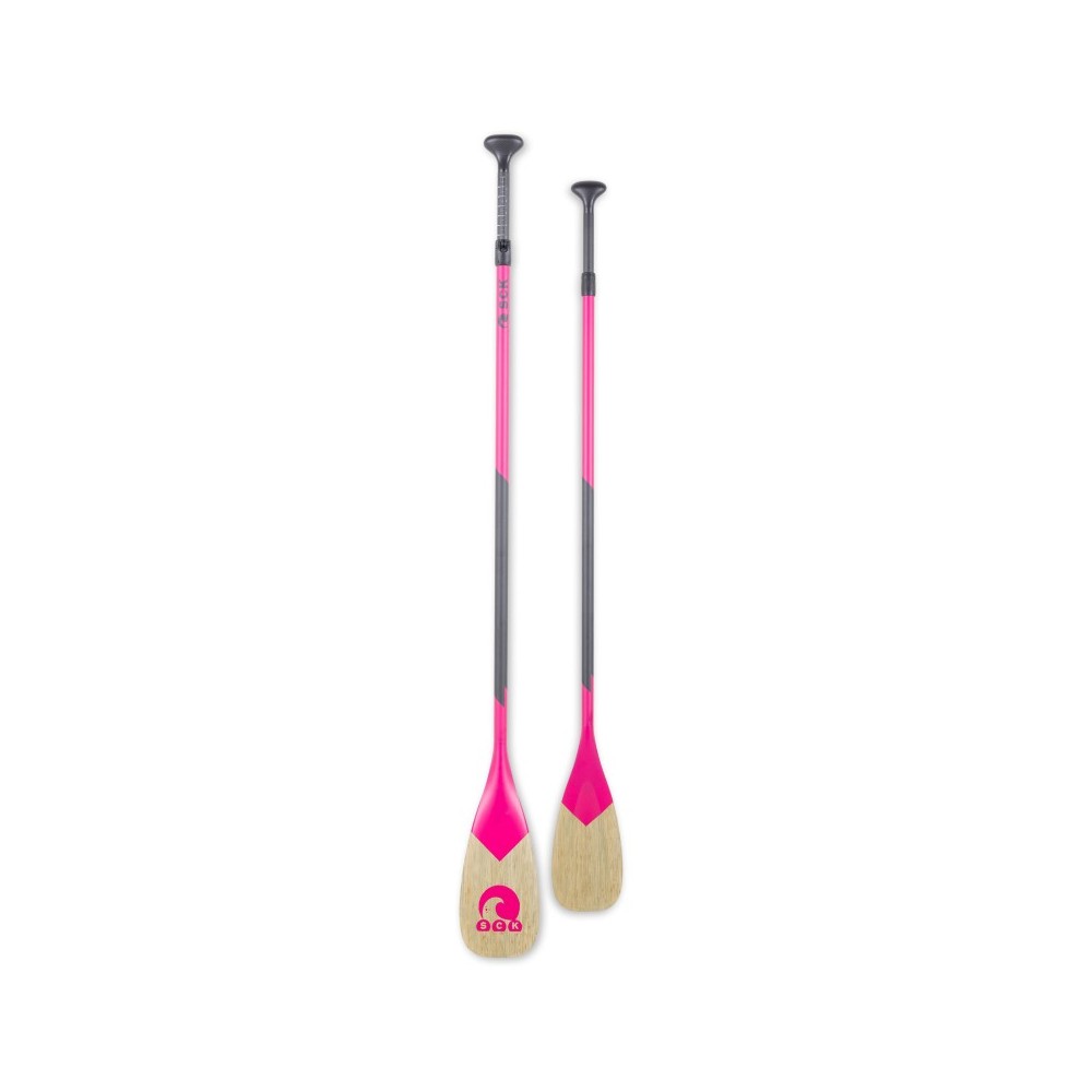 Κουπί Sup Ρυθμιζόμενο 160-215cm Full Carbon με Bamboo λεπίδα-Ruby SCK