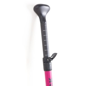 Κουπί Sup Ρυθμιζόμενο 160-215cm Full Carbon με Bamboo λεπίδα-Ruby SCK