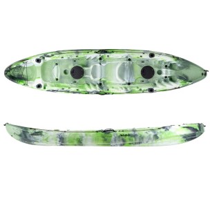 Θαλάσσιο Καγιάκ 2+1 θέσεων Sck Nereus HD (Πράσινο/Άσπρο-Camo)