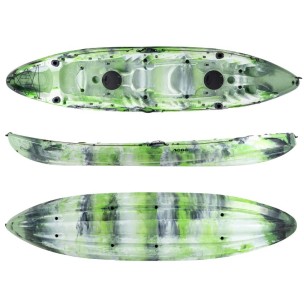 Θαλάσσιο Καγιάκ 2+1 θέσεων Sck Nereus HD (Πράσινο/Άσπρο-Camo)