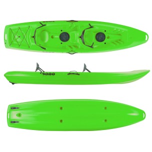 Διθέσιο Καγιάκ με ενσωματωμένες πλάτες Sck Barka (Πράσινο)