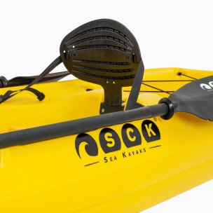 Διθέσιο Καγιάκ με ενσωματωμένες πλάτες Sck Barka (Κίτρινο)