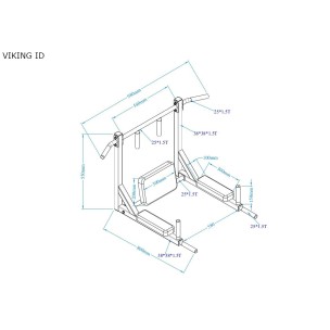 Δίζυγο Μονόζυγο τοίχου Viking P 07 για Χρήστη έως 200kg