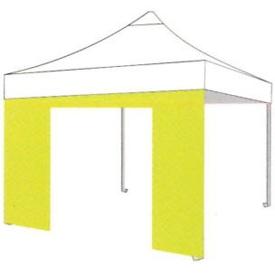Τοίχος Ανταλλακτικό με Πόρτα για Gazebo (3x4,5) Escape 12166