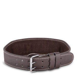 Ζώνη Άρσης Βαρών Amila Δερμάτινη Καφέ C Quality (Large) 94913