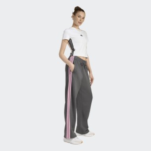 Γυναικείο Παντελόνι Φόρμας Adidas Essentials 3-Stripes Open Hem Fleece Pants KT1007