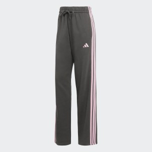 Γυναικείο Παντελόνι Φόρμας Adidas Essentials 3-Stripes Open Hem Fleece Pants KT1007