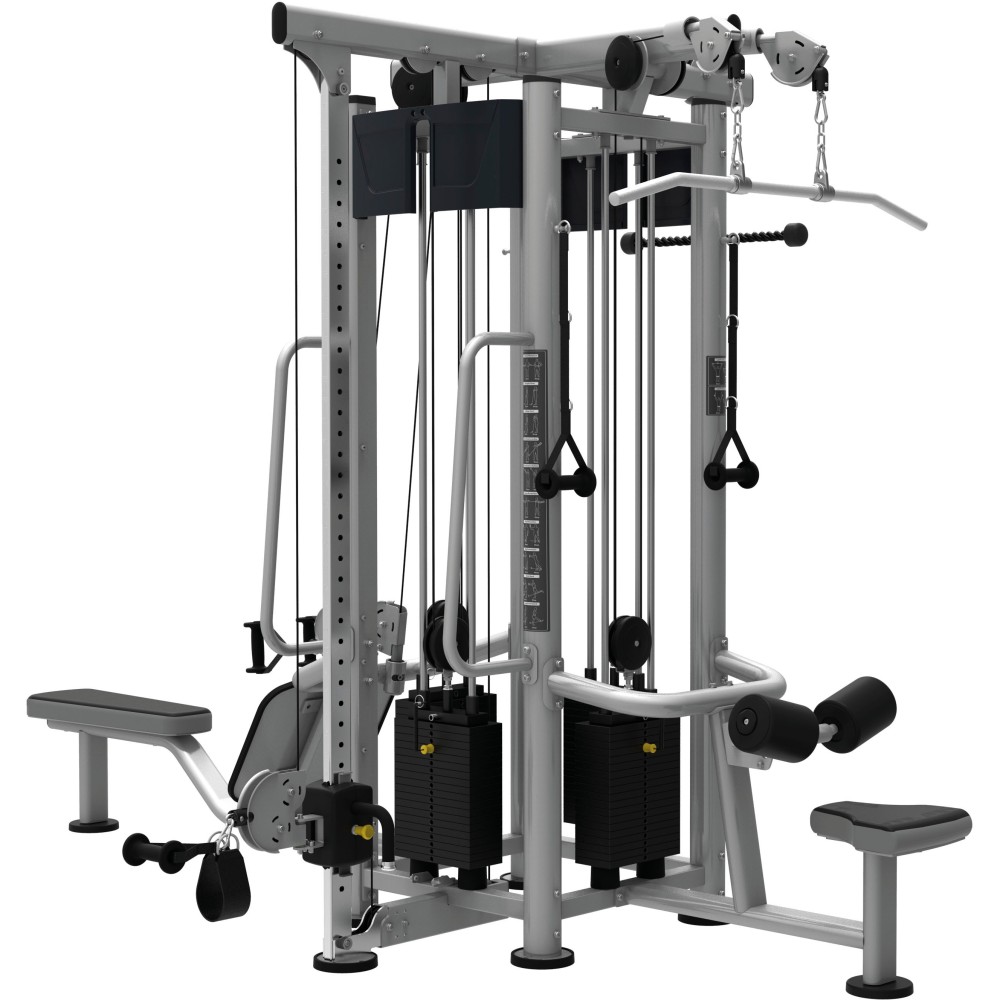 Τροχαλία Τεσσάρων Σταθμών Impulse IT9527 4 Stack Multi-Station (Ασημί)