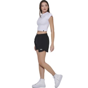 Γυναικείο Σορτσάκι Body Action Women's 2- in-1 Sports Shorts 031618-01 (Black)